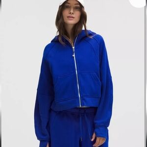 Lululemon Scuba Oversized Full Zip Hoodie. Royal Blue. Size XS/S